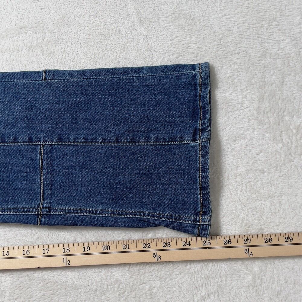 Anthropologie Pilcro Utility High Rise Cropped Bootcut Jeans Women Sz 32 - Picture 15 of 16